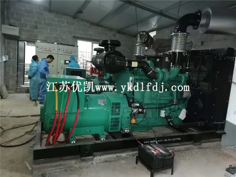 2020年11月14日，400KW重慶康明斯發(fā)電機組2臺并機交付養(yǎng)殖公司使用