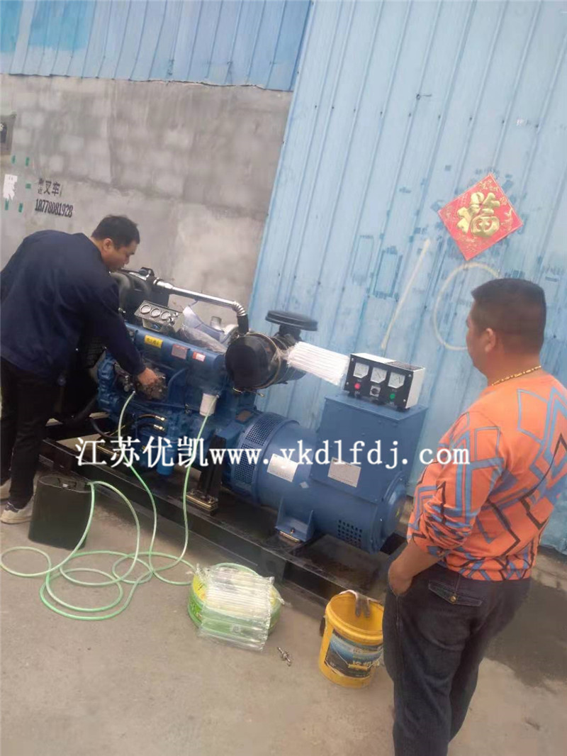 2021年4月17日，廣西隆安養(yǎng)豬客戶拉走1臺150KW濰柴發(fā)電機(jī)組