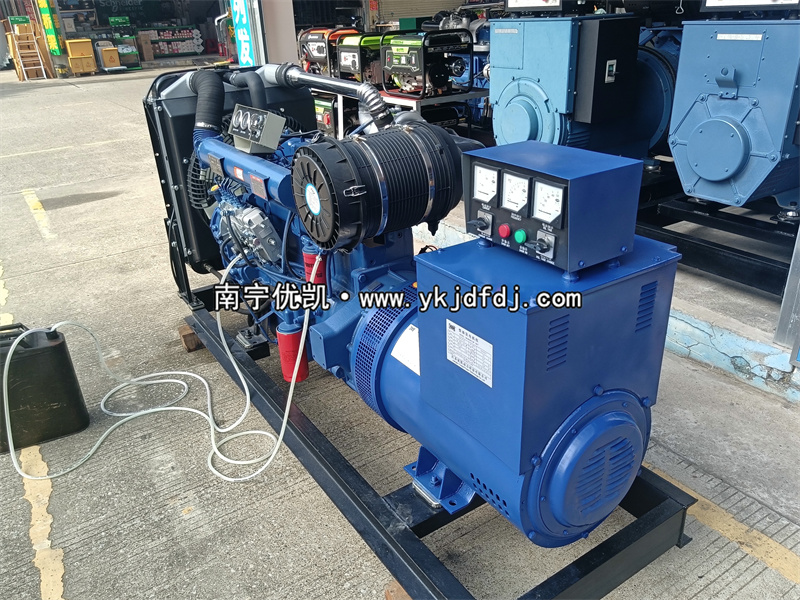 2025年7月25日，來賓項目120KW柴油發(fā)電機組試機并發(fā)貨